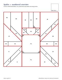 Page 3 of the Spider Quilt Block Pattern PDF