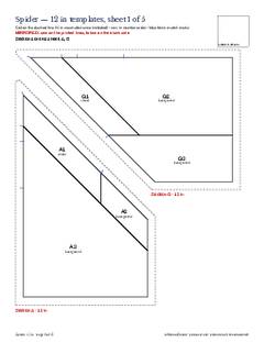Page 6 of the Spider Quilt Block Pattern PDF