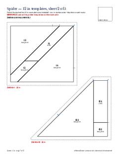 Page 7 of the Spider Quilt Block Pattern PDF