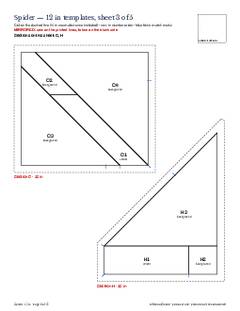 Page 8 of the Spider Quilt Block Pattern PDF