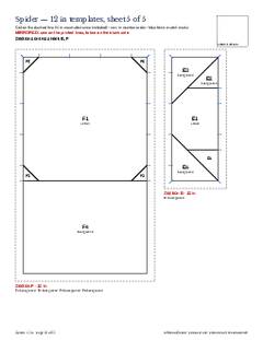 Page 10 of the Spider Quilt Block Pattern PDF