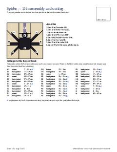 Page 22 of the Spider Quilt Block Pattern PDF