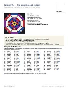 Page 8 of the Spiderweb Quilt Block Pattern PDF