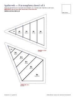 Page 9 of the Spiderweb Quilt Block Pattern PDF