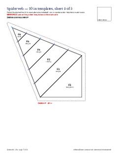 Page 17 of the Spiderweb Quilt Block Pattern PDF