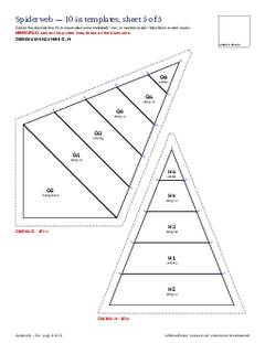 Page 18 of the Spiderweb Quilt Block Pattern PDF