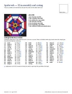 Page 28 of the Spiderweb Quilt Block Pattern PDF