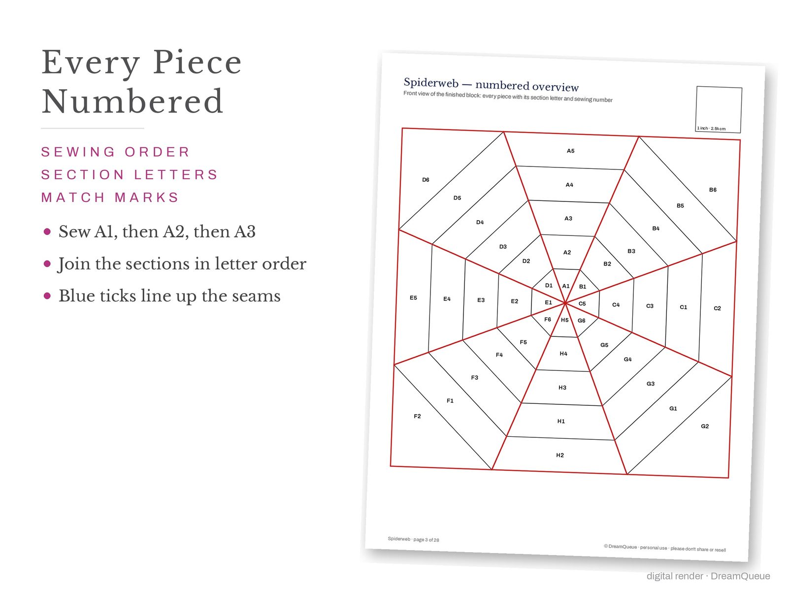 The Spooky Season bundle: 16 quilt blocks including the Spiderweb, sold together for less