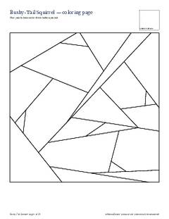 Page 4 of the Bushy-Tail Squirrel Quilt Block Pattern PDF