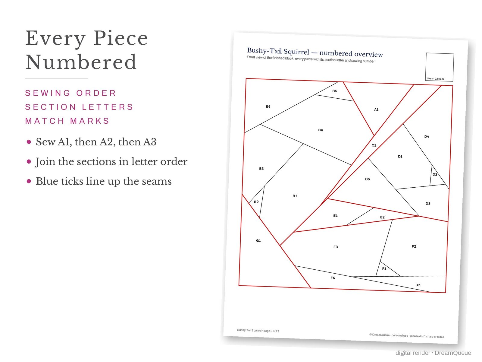 The Woodland Vol. 2 bundle: 12 quilt blocks including the Bushy-Tail Squirrel, sold together for less
