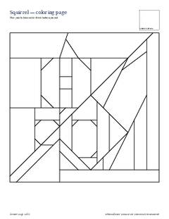 Page 4 of the Squirrel Quilt Block Pattern PDF