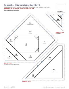 Page 8 of the Squirrel Quilt Block Pattern PDF