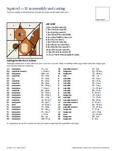 Page 23 of the Squirrel Quilt Block Pattern PDF