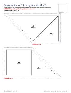 Page 6 of the Stars Quilt Block Bundle PDF