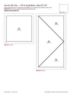 Page 7 of the Stars Quilt Block Bundle PDF