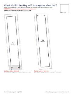 Page 6 of the Classic Cuffed Stocking Quilt Block Pattern PDF