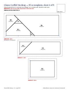 Page 9 of the Classic Cuffed Stocking Quilt Block Pattern PDF