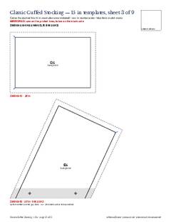 Page 15 of the Classic Cuffed Stocking Quilt Block Pattern PDF