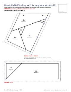Page 16 of the Classic Cuffed Stocking Quilt Block Pattern PDF
