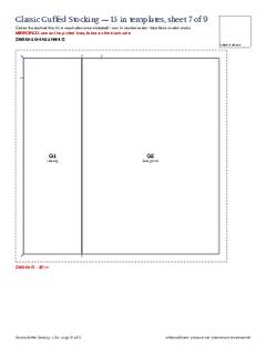 Page 19 of the Classic Cuffed Stocking Quilt Block Pattern PDF