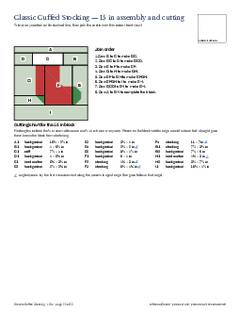 Page 22 of the Classic Cuffed Stocking Quilt Block Pattern PDF