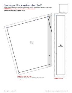 Page 11 of the Stocking Quilt Block Pattern PDF