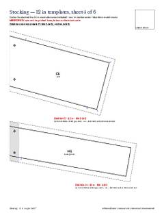 Page 13 of the Stocking Quilt Block Pattern PDF