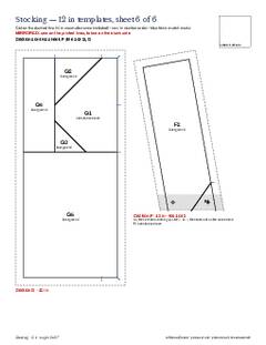 Page 15 of the Stocking Quilt Block Pattern PDF