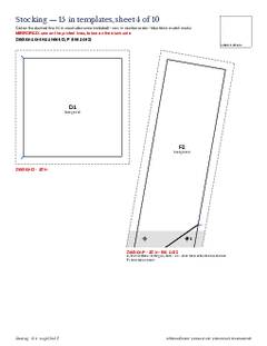 Page 20 of the Stocking Quilt Block Pattern PDF