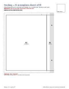 Page 21 of the Stocking Quilt Block Pattern PDF