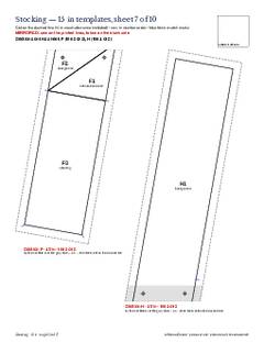 Page 23 of the Stocking Quilt Block Pattern PDF