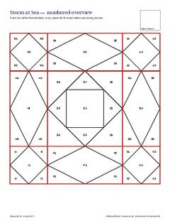 Page 3 of the Storm at Sea Quilt Block Pattern PDF