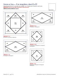 Page 7 of the Storm at Sea Quilt Block Pattern PDF