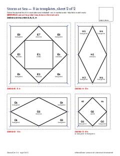 Page 10 of the Storm at Sea Quilt Block Pattern PDF