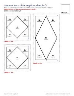 Page 12 of the Storm at Sea Quilt Block Pattern PDF