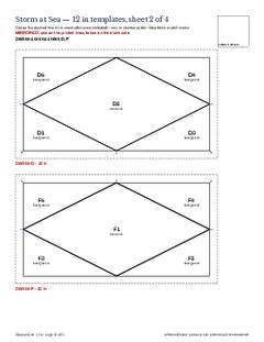Page 18 of the Storm at Sea Quilt Block Pattern PDF