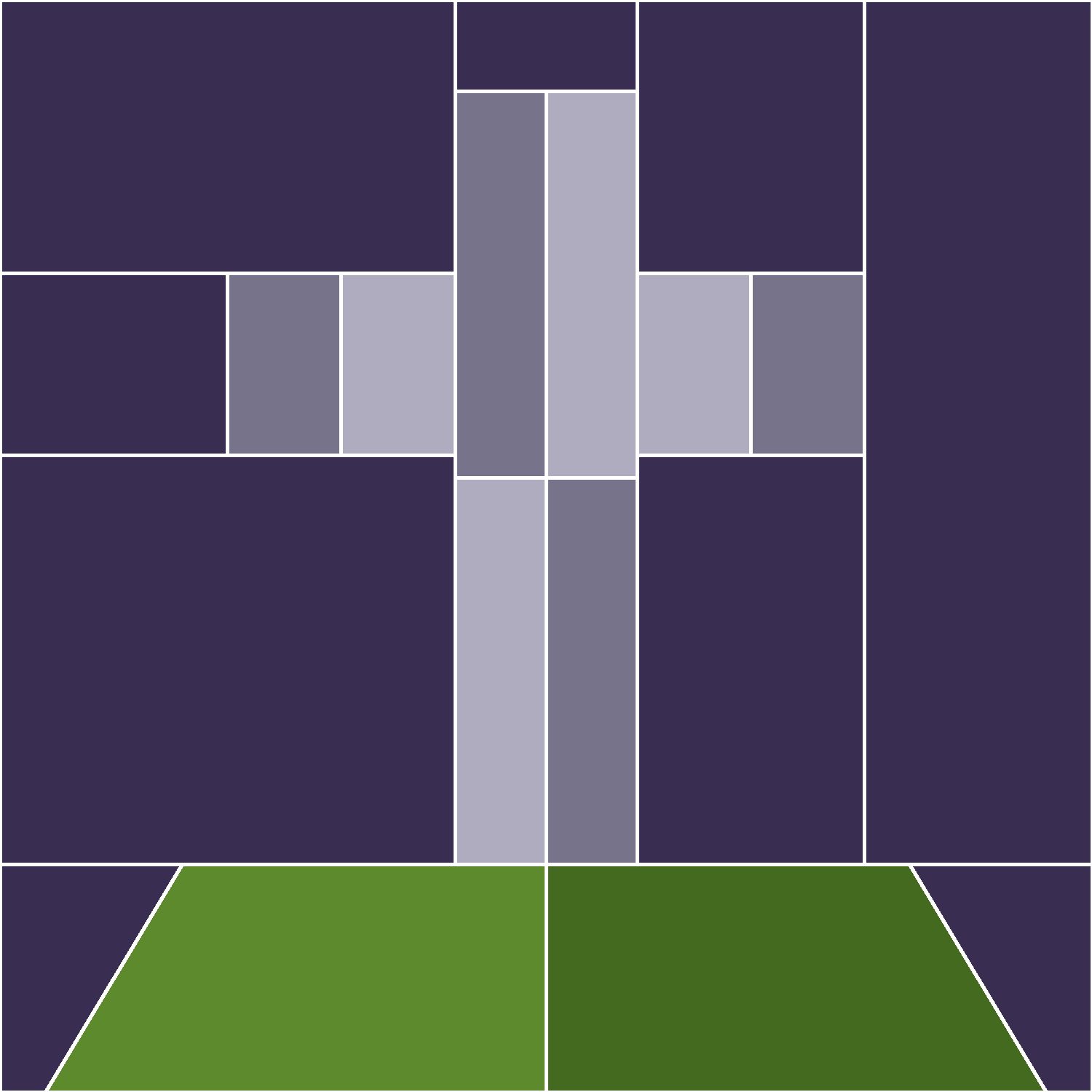 Tombstone Quilt Block Pattern, Advanced cut