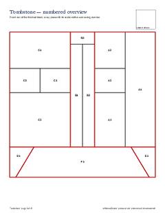 Page 3 of the Tombstone Quilt Block Pattern PDF