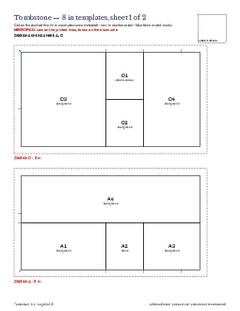 Page 6 of the Tombstone Quilt Block Pattern PDF