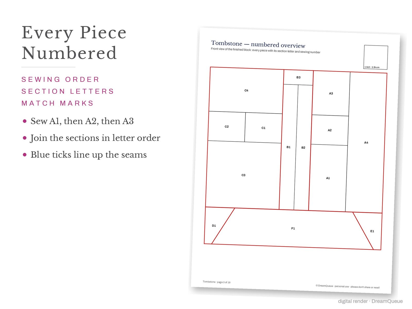 The Spooky Season bundle: 16 quilt blocks including the Tombstone, sold together for less