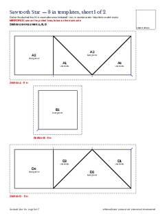 Page 6 of the Traditional Quilt Block Bundle PDF