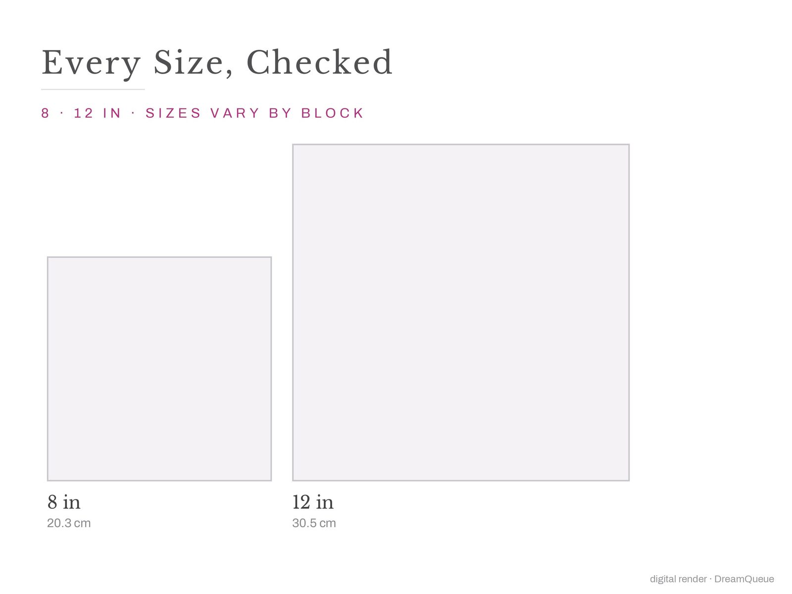The Traditional bundle of 14 quilt blocks at every finished size: 8 and 12 inch