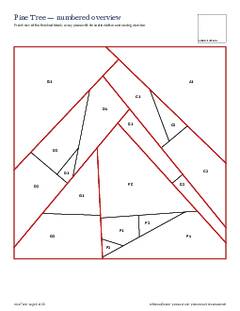 Page 3 of the Pine Tree Quilt Block Pattern PDF