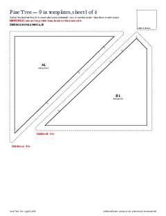 Page 6 of the Pine Tree Quilt Block Pattern PDF