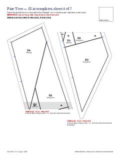 Page 14 of the Pine Tree Quilt Block Pattern PDF