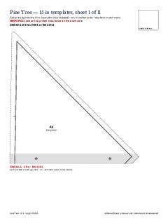 Page 19 of the Pine Tree Quilt Block Pattern PDF