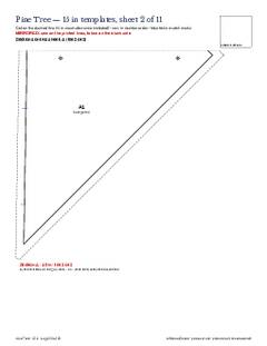 Page 20 of the Pine Tree Quilt Block Pattern PDF