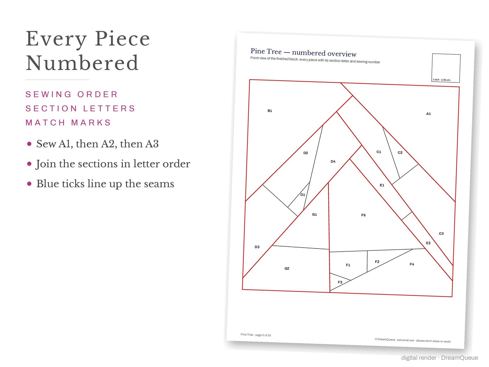 The Woodland Vol. 2 bundle: 12 quilt blocks including the Pine Tree, sold together for less