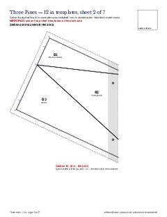 Page 12 of the Three Pines Quilt Block Pattern PDF