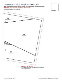Page 15 of the Three Pines Quilt Block Pattern PDF